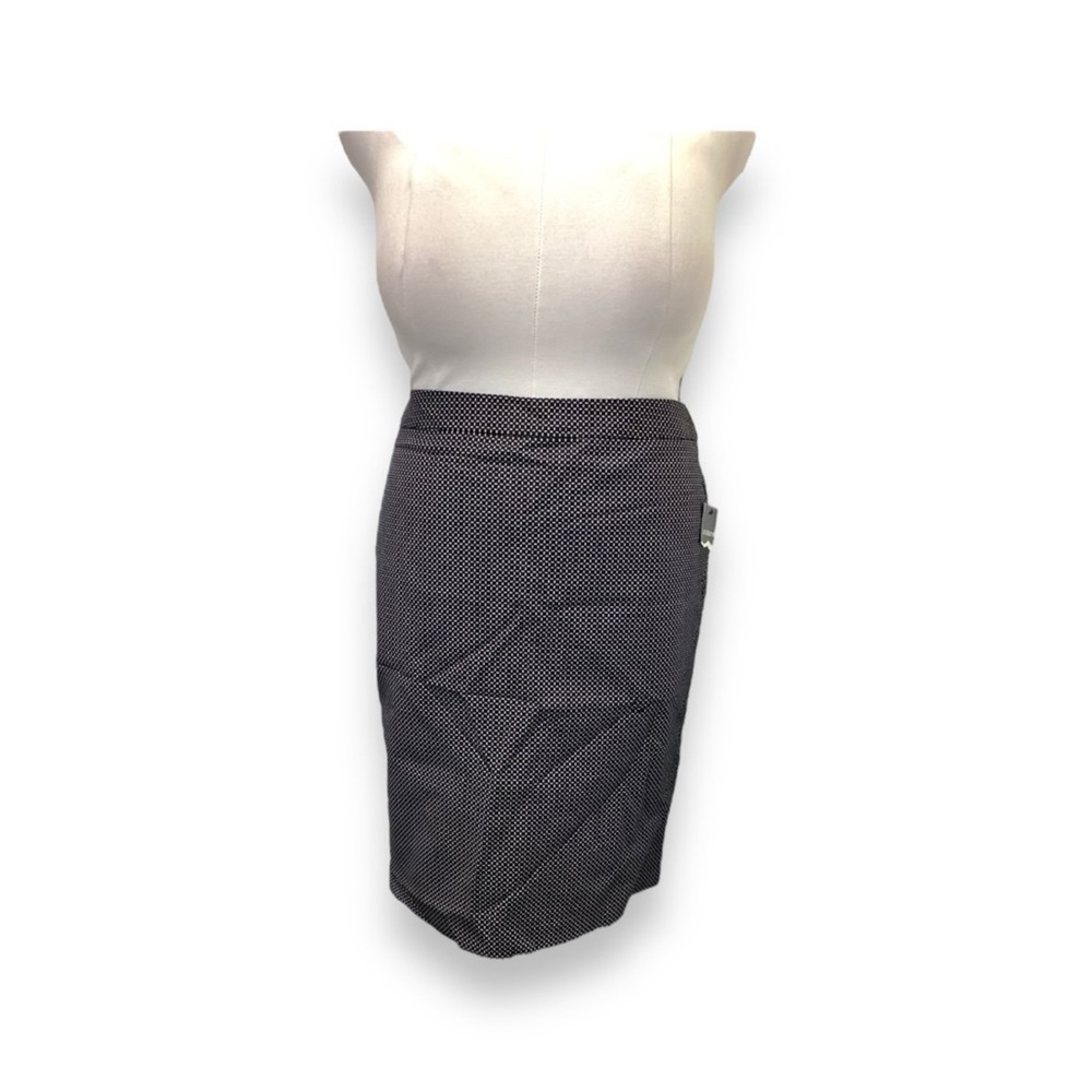 Liz Claiborne Career Women’s Black Geometric Knee-Length Pencil Skirt, size 8